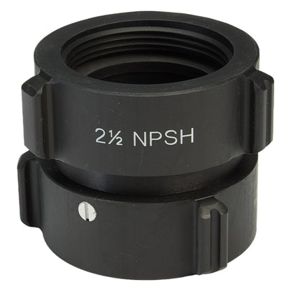 Aluminum 2 1/2" NPSH to 2 1/2" NPSH Double Female