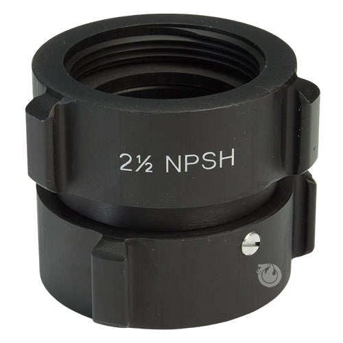 Aluminum 2 1/2" NPSH to 2 1/2" NPSH Double Female