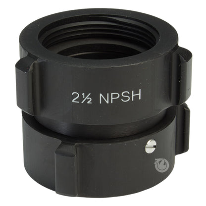 Aluminum 2 1/2" NPSH to 2 1/2" NPSH Double Female