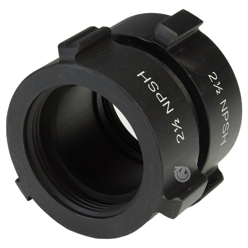 Aluminum 2 1/2" NPSH to 2 1/2" NPSH Double Female