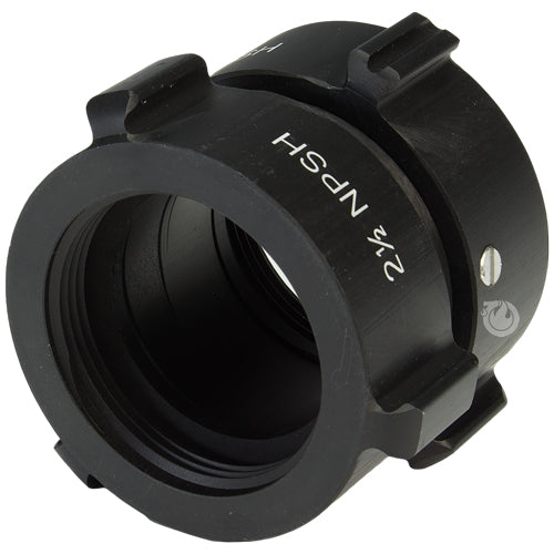 Aluminum 2 1/2" NPSH to 2 1/2" NPSH Double Female