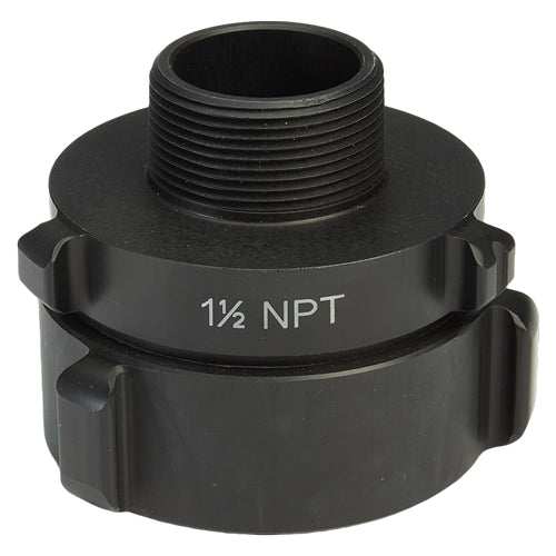 Aluminum 2 1/2" Swivel Female NH to 1 1/2" Male NPT