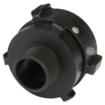 Aluminum 2 1/2" Swivel Female NH to 1 1/2" Male NPT