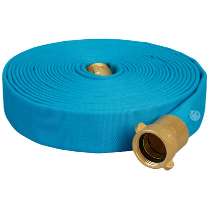 Blue 1 1/2" x 50' Potable Water Hose (Brass NPSH Couplings) - Imported