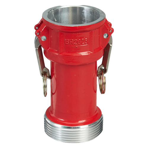 Aluminum 2" Female Camlock x 2 1/2" Male NH Fire Hose