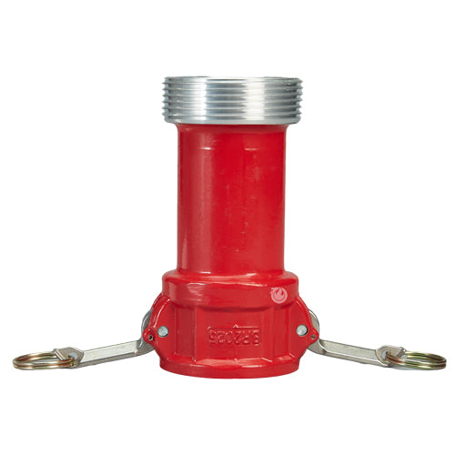 Aluminum 2" Female Camlock x 2 1/2" Male NH Fire Hose