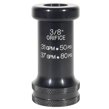 Aluminum 1" x 3/8" Orifice Smooth Bore Nozzle (NH)