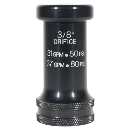 Aluminum 1" x 3/8" Orifice Smooth Bore Nozzle (NH)