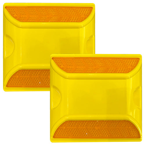 Yellow Reflective Road Marker (2 Pack)