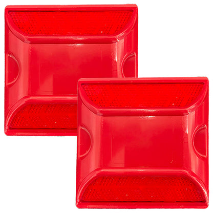 Red Reflective Road Marker (2 Pack)