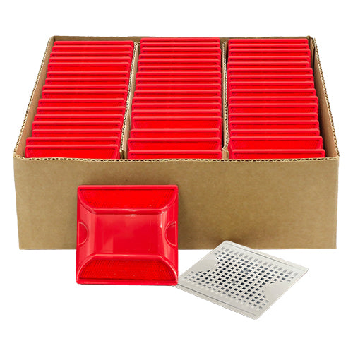 Red Reflective Road Marker (50 Pack)