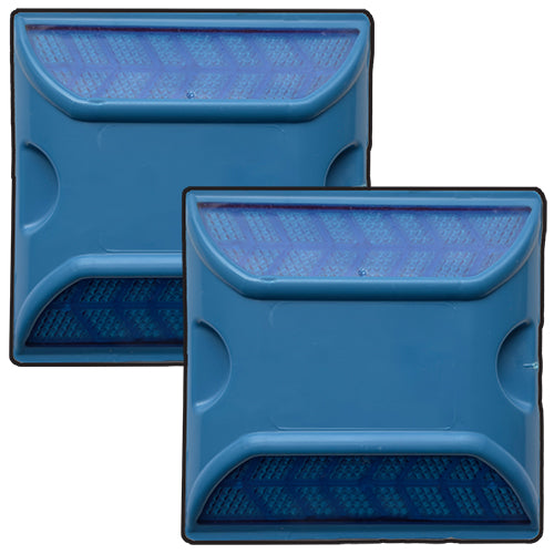 Peel-N-Stick Blue Reflective Road Marker (2 Pack)