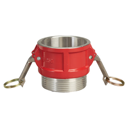 Aluminum 2 1/2" Female Camlock x 2 1/2" Male NH Fire Hose