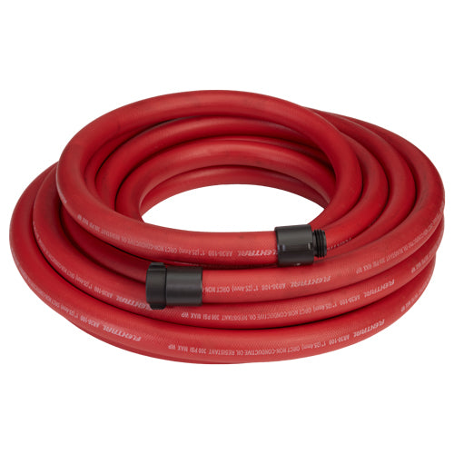 1" x 100' Non-Collapsible Rubber Hose (1" NH Threads)