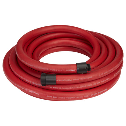 1" x 100' Non-Collapsible Rubber Hose (1" NPSH Threads)