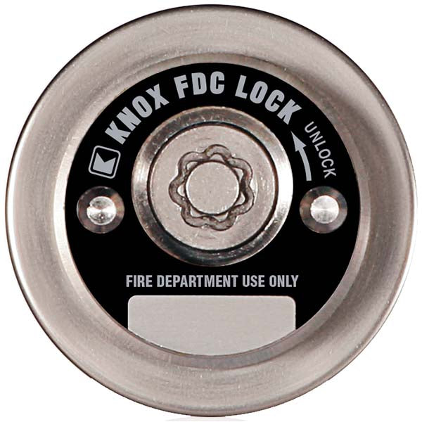 Knox FDC Lock® 1.5" NH/NST Male Locking Cap - 1.990 x 9.0 TPI