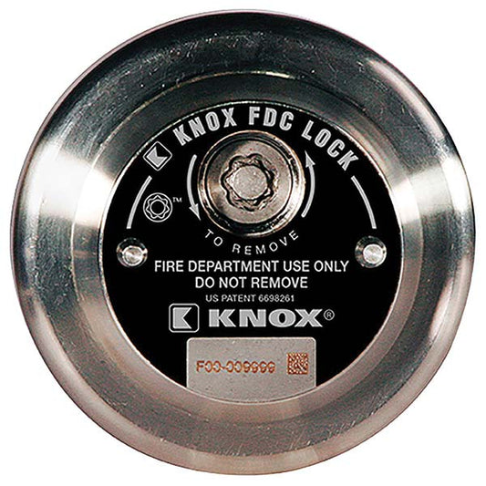 Knox® FDC Locking Cap 3" NH / NST Male with Swivel-Guard, 3.623 x 6.0 TPI