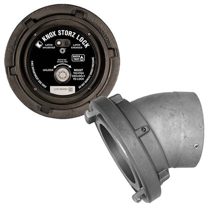 5" Storz Lock Cap & 4" NPT 30° Elbow Gasket Adapter Kit