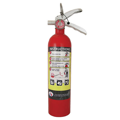 Commercial Grade Fire Extinguisher 2.5 Pound ABC Dry Chemical
