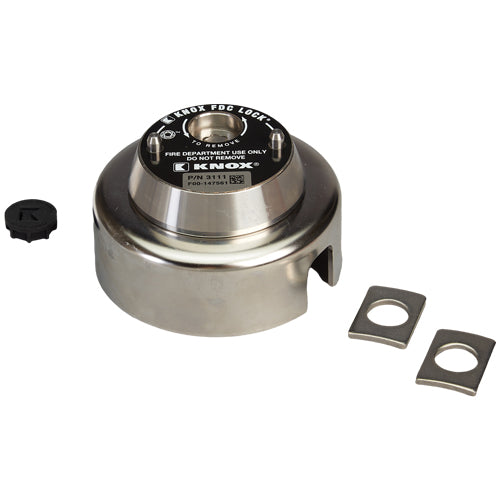 Knox Box FDC Lock 2 1/2" NH/NST Male Locking Cap (Swivel-Guard)