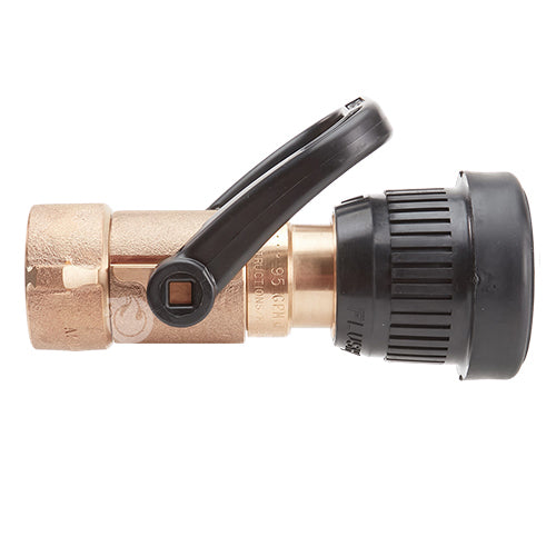Brass U.S. Coast Guard 1 1/2” Shipboard Vari-Nozzle (NPSH)
