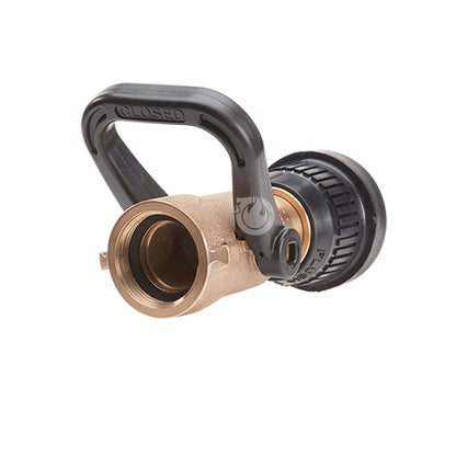Brass U.S. Coast Guard 1 1/2” Shipboard Vari-Nozzle (NPSH)