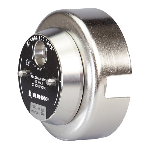 Knox Box FDC Lock 3" Male NH/NST Locking Cap (Swivel-Guard)