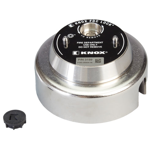 Knox Box FDC Lock 3" Male NH/NST Locking Cap (Swivel-Guard)