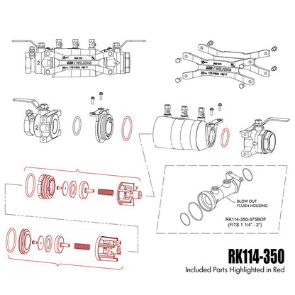 BFP250-DC Complete Repair Kit