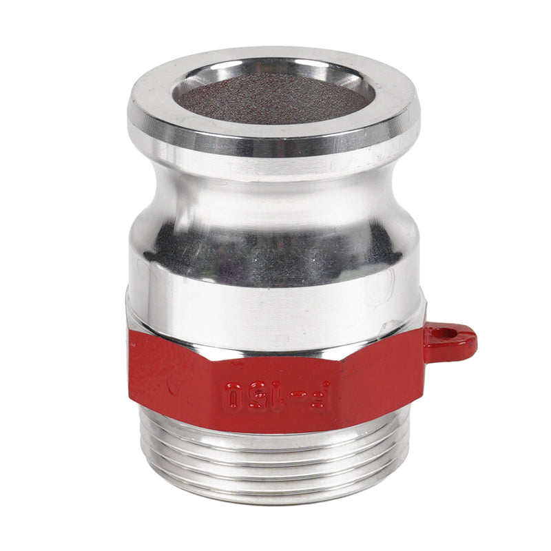 Aluminum 1 1/2" Male Camlock x 1 1/2" Male NH Fire Hose