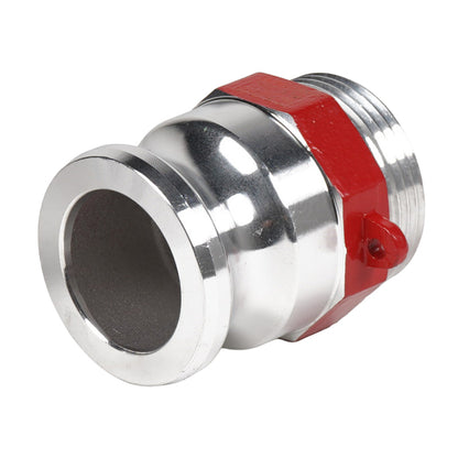 Aluminum 1 1/2" Male Camlock x 1 1/2" Male NH Fire Hose