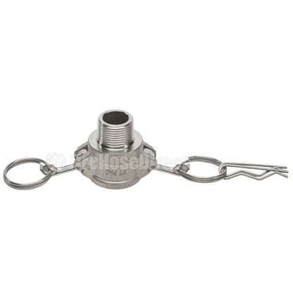 Stainless Steel 3/4" Female Camlock x 3/4" Male NPT