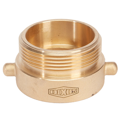 Brass 2" Female NPT to 2 1/2" Male NH (Pin Lug)