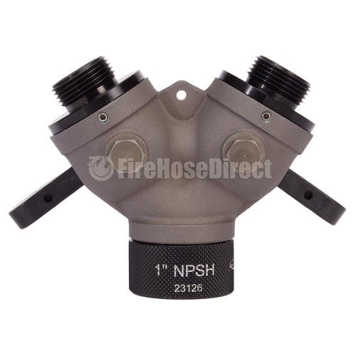 Aluminum 1" NPSH Inlet x (2) 1" NPSH Outlet