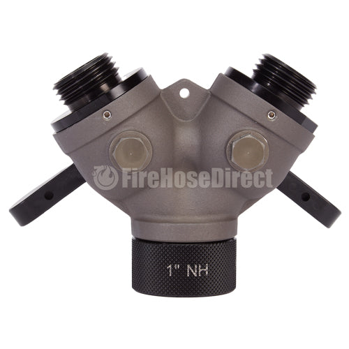 Aluminum 1" NH Inlet x (2) 1" NH Outlet