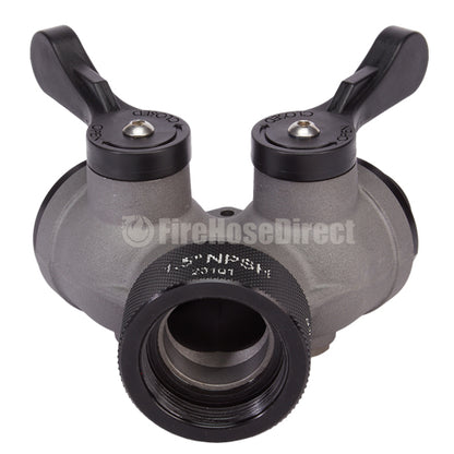 Aluminum 1 1/2" NPSH Inlet x (2) 1" NPSH Outlet