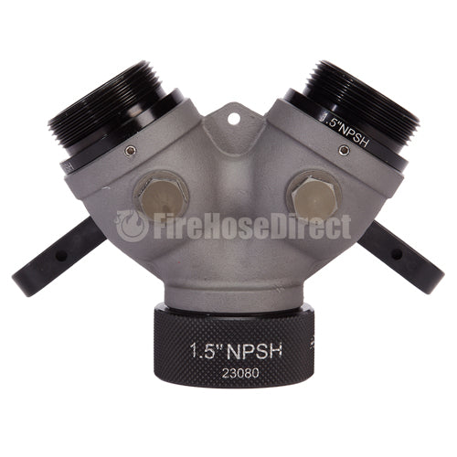 Aluminum 1 1/2" NPSH Inlet x (2) 1 1/2" NPSH Outlet