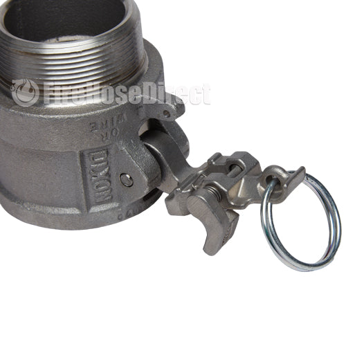 Aluminum Locking 1" Female Camlock x 1" Male NPT (USA)