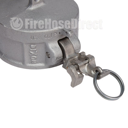 Aluminum Locking 4" Female Camlock Dust Cap (USA)