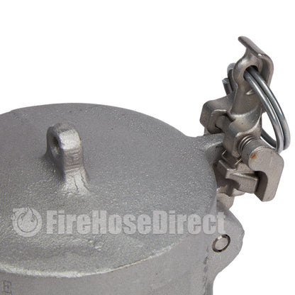 Aluminum Locking 4" Female Camlock Dust Cap (USA)