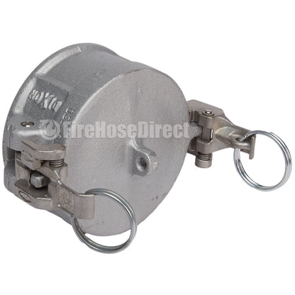 Aluminum Locking 6" Female Camlock Dust Cap (USA)