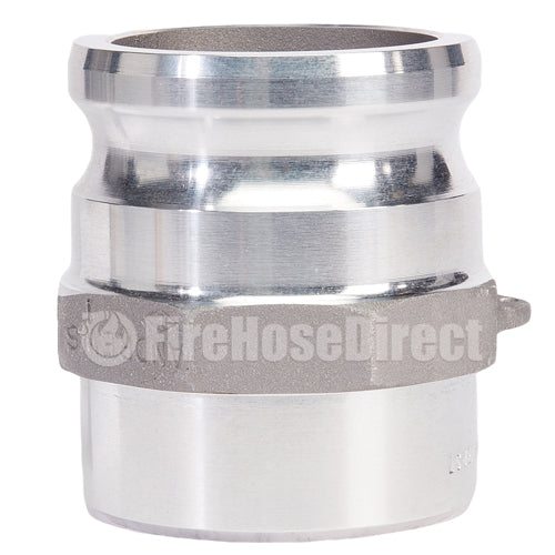 Aluminum 3" Male Camlock Fitting x 3" Schedule 40 Butt Weld Socket