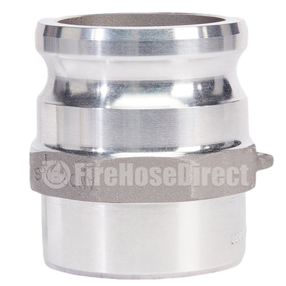 Aluminum 3" Male Camlock Fitting x 3" Schedule 40 Butt Weld Socket