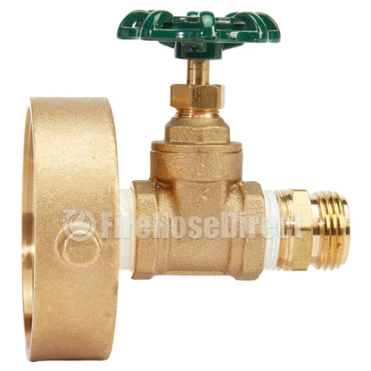 2 1/2" Female NH/NST x 3/4" Male GHT Shut-off Valve