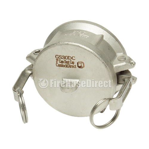 Stainless Steel 3" Camlock Female Dust Cap