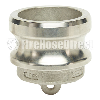 Stainless Steel 2" Camlock Male Dust Plug