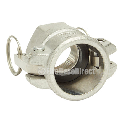 Stainless Steel 1" Female Camlock x 1" Female NPT