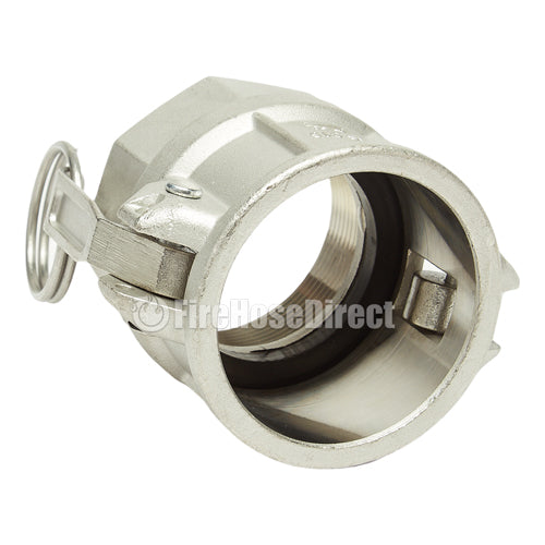 Stainless Steel 2" Female Camlock x 2" Female NPT