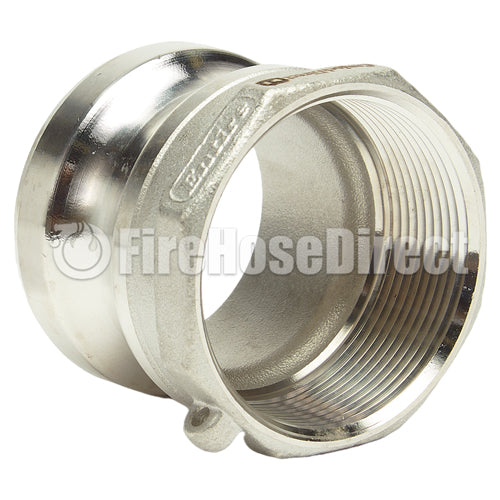 Stainless Steel 2" Male Camlock x 2" Female NPT