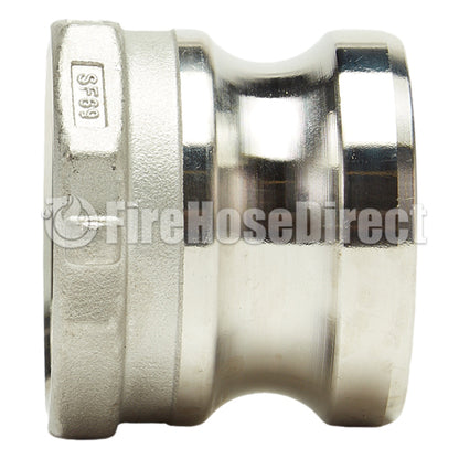 Stainless Steel 2" Male Camlock x 2" Female NPT